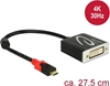 Picture of Delock Adapter USB Type-C™ male > DVI female (DP Alt Mode) 4K 30 Hz