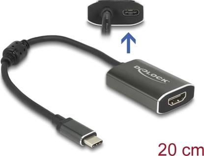 Picture of Delock Adapter USB Type-C™ male > HDMI female (DP Alt Mode) 4K 60 Hz with PD function