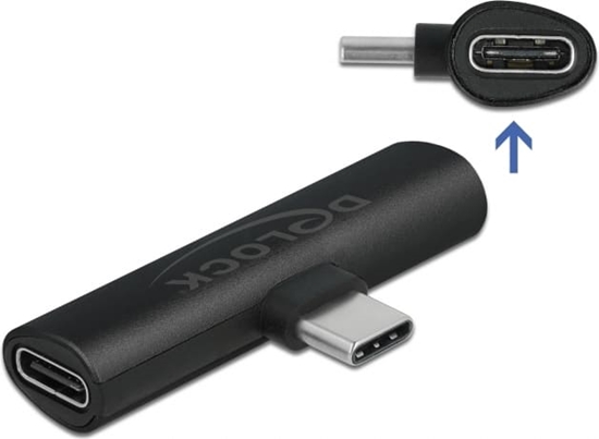 Picture of Delock Adapter USB Type-C™ to 2 x USB Type-C™ PD black