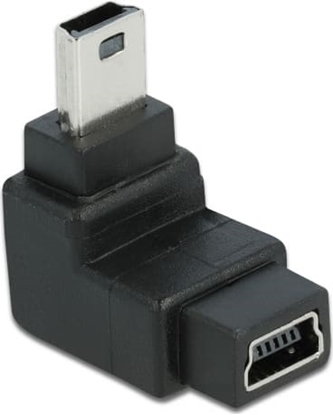 Picture of Delock Adapter USB-B mini 5pin male to female 90°angled