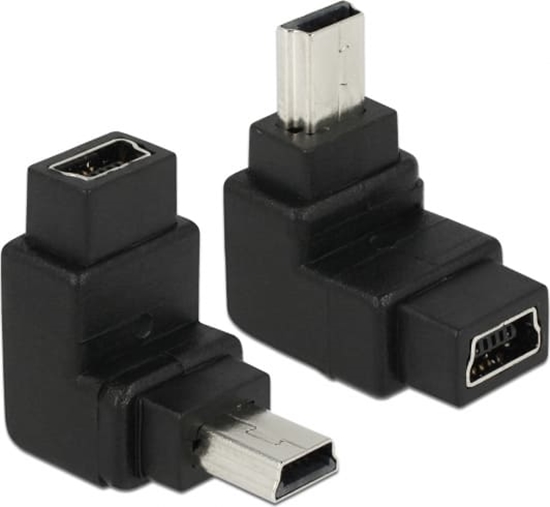 Picture of Delock Adapter USB-B mini 5pin male to female 90°angled