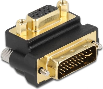 Picture of Delock Adapter VGA female to DVI 24+5 pin male 270° angled
