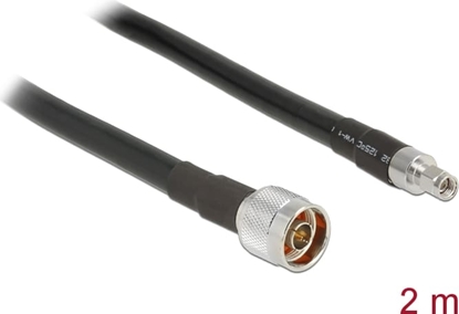 Picture of Delock Antenna Cable N plug > RP-SMA plug CFD400 LLC400 2 m low loss