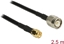 Picture of Delock Antenna Cable TNC Plug > SMA Plug CFD200 2.5 m low loss