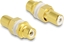 Attēls no Delock Audio Adapter RCA female to female for installation, white ring