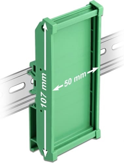 Picture of Delock Board Holder (107 mm) for DIN Rail 5 cm long