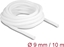 Attēls no Delock Braided Sleeve self-closing 10 m x 9 mm white