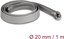 Picture of Delock Braided Sleeve with zip fastener heat-resistant 1 m x 20 mm grey