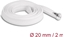 Изображение Delock Braided Sleeve with zip fastener heat-resistant 2 m x 20 mm white