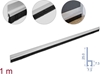 Изображение Delock Brush strip 20 mm with aluminium profile straight - length 1 m