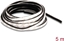 Attēls no Delock Brush Strip self-adhesive 5 mm - length 5 m black