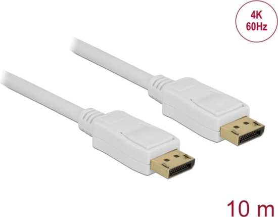 Изображение Delock Cable DisplayPort 1.2 male > DisplayPort male 4K 60 Hz 10 m