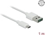 Picture of Delock Cable EASY-USB 2.0 Type-A male > EASY-USB 2.0 Type Micro-B male 1 m white