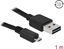 Attēls no Delock Cable EASY-USB 2.0 Type-A male > USB 2.0 Type Micro-B male 1 m black