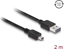 Изображение Delock Cable EASY-USB 2.0 Type-A male > USB 2.0 Type Mini-B male 2 m black
