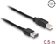 Изображение Delock Cable EASY-USB 2.0 Type-A male > USB 2.0 Type-B male 0,5 m black