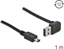 Attēls no Delock Cable EASY-USB 2.0 Type-A male angled up / down > USB 2.0 Type Mini-B male 1 m