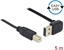 Picture of Delock Cable EASY-USB 2.0 Type-A male angled up / down > USB 2.0 Type-B male 5 m
