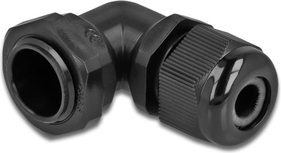 Picture of Delock Cable Gland 90° angled PG13.5 black