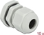 Picture of Delock Cable Gland PG11 10 pieces grey