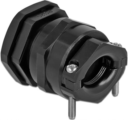 Picture of Delock Cable Gland PG29 with strain relief and bending protection black