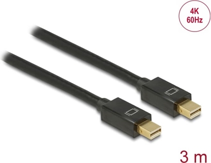 Picture of Delock Cable Mini DisplayPort 1.2 male > Mini DisplayPort male 4K 60 Hz 3 m