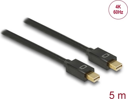 Picture of Delock Cable Mini DisplayPort 1.2 male > Mini DisplayPort male 4K 60 Hz 5 m