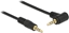 Изображение Delock Cable Stereo Jack 3.5 mm 4 pin male > male angled 2 m black