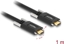 Picture of Delock Cable SuperSpeed USB 10 Gbps (USB 3.1 Gen 2) USB Type-C™ male > USB Type-C™ male with screws on the sides 1 m black