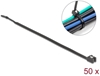 Picture of Delock Cable Tie self-cutting L 200 x W 4.8 mm 50 pieces black
