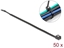 Picture of Delock Cable Tie self-cutting L 200 x W 4.8 mm 50 pieces black