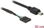 Изображение Delock Cable USB 2.0 pin header female 5 pin > USB 2.0 Type Mini-B male 30 cm