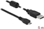 Attēls no Delock Cable USB 2.0 Type-A male > USB 2.0 Micro-B male 5.0 m black
