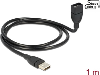 Picture of Delock Cable USB 2.0 Type-A male > USB 2.0 Type-A female ShapeCable 1 m