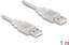 Attēls no Delock Cable USB 2.0 Type-A male > USB 2.0 Type-A male 1 m transparent