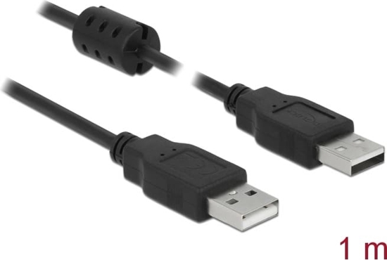 Picture of Delock Cable USB 2.0 Type-A male > USB 2.0 Type-A male 1.0 m black