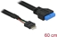 Picture of Delock Cable USB 3.0 pin header female > USB 2.0 pin header male 60 cm