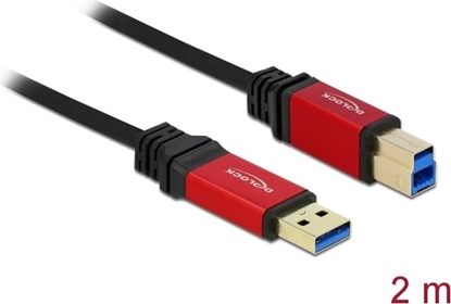 Picture of Delock Cable USB 3.0 Type-A male > USB 3.0 Type-B male 2 m Premium