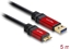 Изображение Delock Cable USB 3.2 Gen 1 Type-A male > USB 3.2 Gen 1 Type Micro-B male 5 m Premium