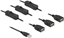Attēls no Delock Cable USB Type-A male to 3 x USB Type-A female with switch 1 m