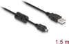 Picture of Delock Cable USB-B mini 4 pin Hirose male to USB-A male 1,5 m