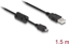 Attēls no Delock Cable USB-B mini 4 pin Hirose male to USB-A male 1,5 m