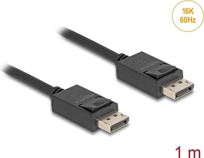 Изображение Delock Coaxial DisplayPort cable 16K 60 Hz 80 Gbps 1 m