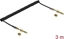 Attēls no Delock Coiled Cable 3.5 mm 3 pin Stereo Jack male to Stereo Jack male with screw adapter 3 m