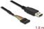 Изображение Delock Converter USB 2.0 male > TTL 6 pin pin header female 1.8 m (3.3 V)