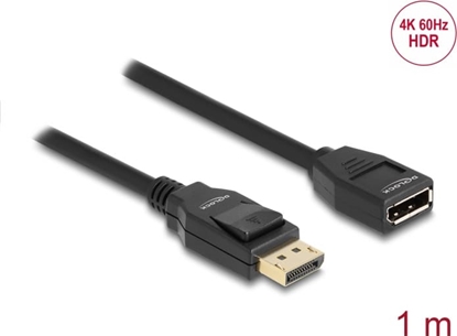Изображение Delock DisplayPort 1.2 extension cable 4K 60 Hz 1 m