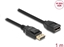 Attēls no Delock DisplayPort 1.2 extension cable 4K 60 Hz 1 m