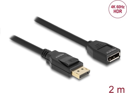 Picture of Delock DisplayPort 1.2 extension cable 4K 60 Hz 2 m