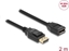Picture of Delock DisplayPort 1.2 extension cable 4K 60 Hz 2 m