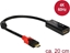 Picture of Delock DisplayPort Adapter for a USB Type-C™ monitor 4K 60 Hz